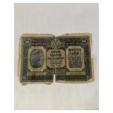 1918 Italy 10 Lire