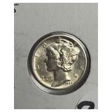 1944-S BU Mercury Dime