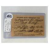 1945 Military Pass