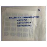 U. S. Commemorative Stamp Sheets