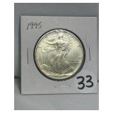 1995 .999 Silver Eagle