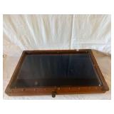 Solid Wood Hinged Display Case 22ï¿½x13ï¿½