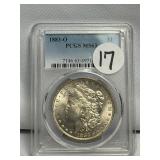 1883-O Morgan Silver Dollar PCGS/MS63