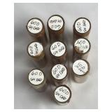 (10) BU Rolls/ Marked 1960-D Small Dates