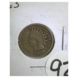 1863  CN Indian Head Cent