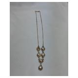 Sterling Opal Bracelet (missing one stone)