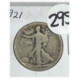 1921 W.L. Liberty Half Dollar