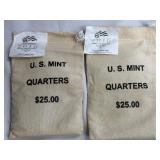 P & D U.S. Mint $25.00 Bags Grand Canyon