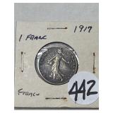 1917 France 1 Franc