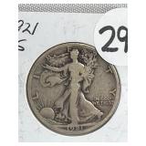 1921-S W.L. Liberty Half Dollar