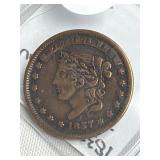 1837 Hard Times Token