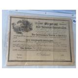 1860ï¿½s $1000 Certificate - Confederate States