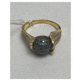 Sterling Ring Domed Ring ï¿½ Size 9