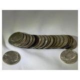 $10.00 Face Value Roll 40% Silver Kennedy Halves