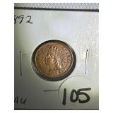 1892 Indian Head Cent