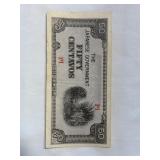 World War II Japan 50 Centavos