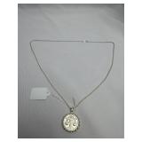 Sterling Libra Pendant & Necklace 16 Gr.