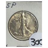 1935 AU W.L. Liberty Half Dollar