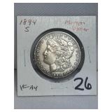 1894 Morgan Silver Dollar XF-AU