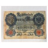 1914 German 20 Mark