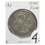 1931 UK One Florin