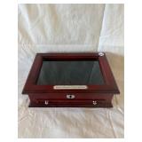 Solid Wood Case Silver Half Dollars