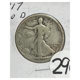 1917 OBV D W.L. Liberty Half Dollar