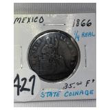 1866 Mexican 1/4 Reel