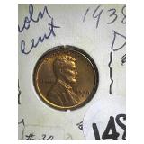 1938-D BU Lincoln Cent