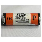 U.S. Mint Roll of Indiana State Quarters