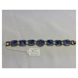 Vintage Blue Willow Sterling? Bracelet