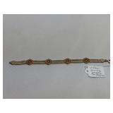 Vintage Sterling Strand Turkish Bracelet 16 Gr.