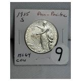 1915-S Panama-Pacific Comm. Half/BU