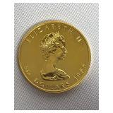 One Ounce .999 Canadian Maple Leaf Coin