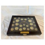 Solid Wood Case 150 Yrs. Americaï¿½s Famous Coins