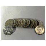 $10.00 Face Value Roll 40% Silver Kennedy Halves