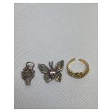 Sterling Pendants & Toe Ring