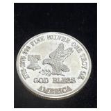 One Ounce .999 Silver Round