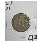 1863  CN Indian Head Cent