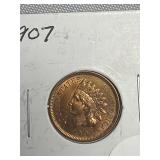 1907 Gem BU Indian Head Cent