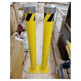 2 Steel bolt down Ballards 48' tall