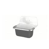 New American Stan.Utility Sink Enameled Cast Iron