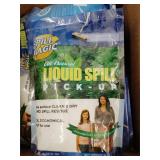 Box of spill magic liquid spill pickup bags