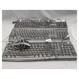 (3)Keyboards Logitech/Kensington/HP&Mouse Logitech