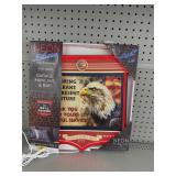 Neon Plaque Honoring Veterans 16' ,works