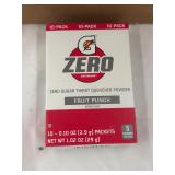 2- Boxes Gatorade Zero 12- 10 back boxes per box