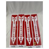 4- Condor Fire Extinguisher Signs 4'x18'