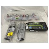 Container with Assorted Gloves