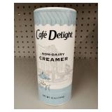 Case of cafe' delight non dairy creamer, 24- 12oz