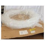 (2) Cole Palmer Clear Plastic Hose 1'OD 50ftL